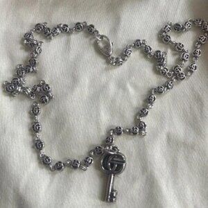 Gucci GG Marmont key pendant necklace
